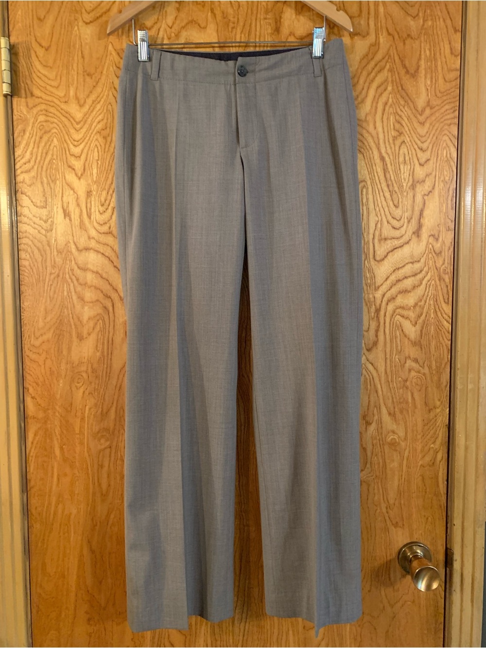 Banana Republic Women's Straight-Leg Dress Trousers in Taupe